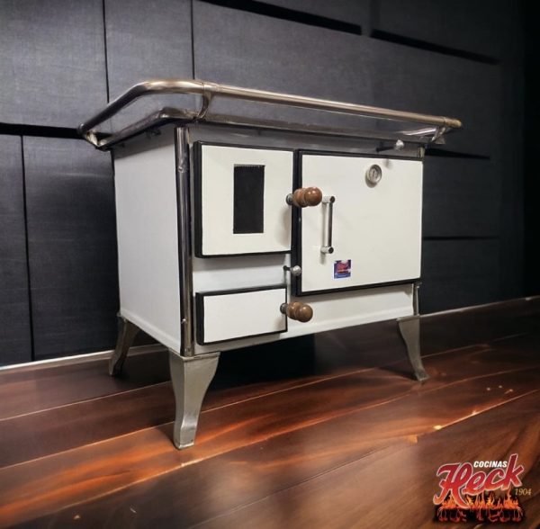 Cocina Comb.contr.a leña Modelo H4 Enlozada