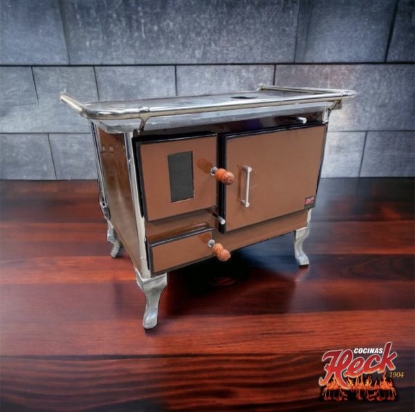 Cocina Comb.contr.a leña Modelo H4 Enlozada - Imagen 2