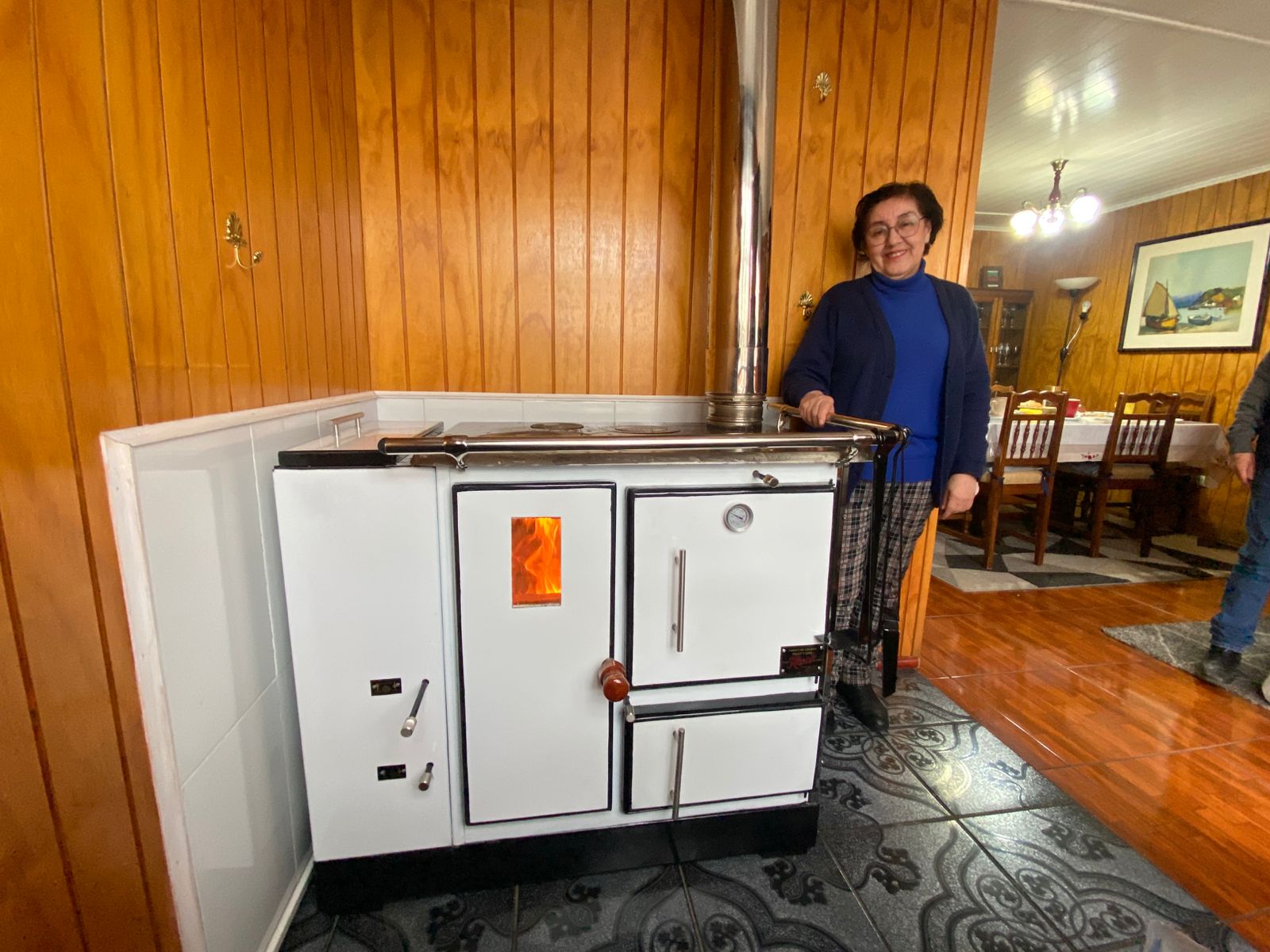 Cocina a pellet Sin electricidad - Modelo Ecomix mixta pellet o leña - Imagen 14